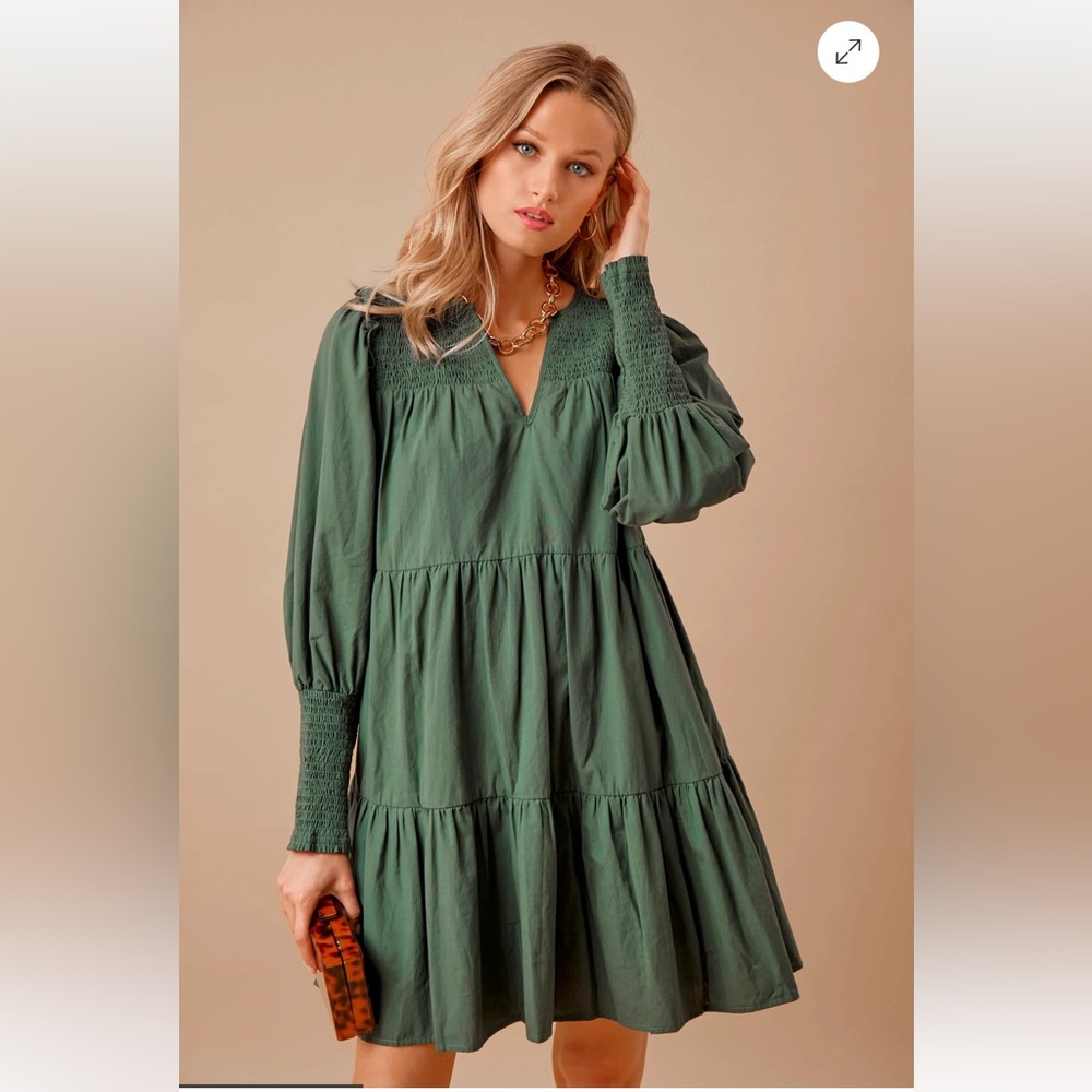 TUCKERNUCK POMANDER PLACE
Jaguar Green Ceci Dress L